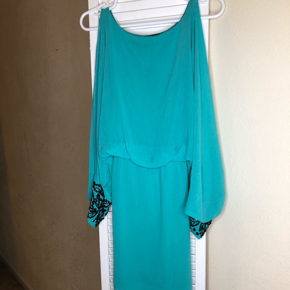Vintage cocktail dress - turquoise